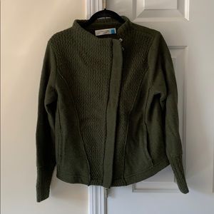 Anthropologie motorcycle style wool sweater